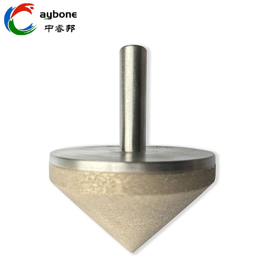 ကြိတ်မှန်စကျင်ကျောက်အပေါက် Arris အတွက် Diamond Conical Countersink Drill Bit