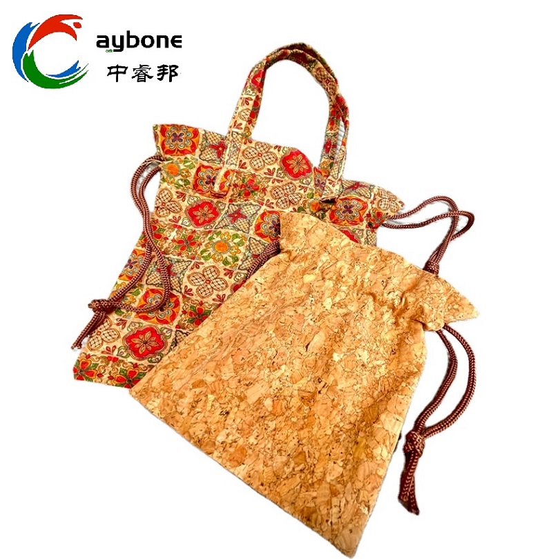 Eco-Friendly Environmental Natural Sustainable Portable Cork Bag လက်ကိုင်အိတ်