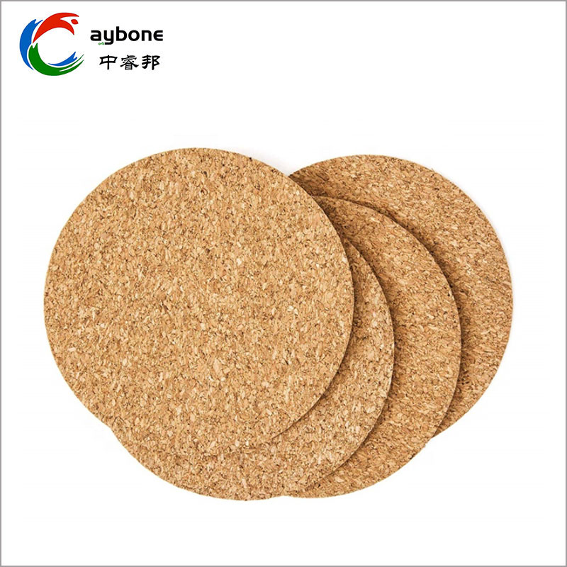 Thin Round Cork Coaster